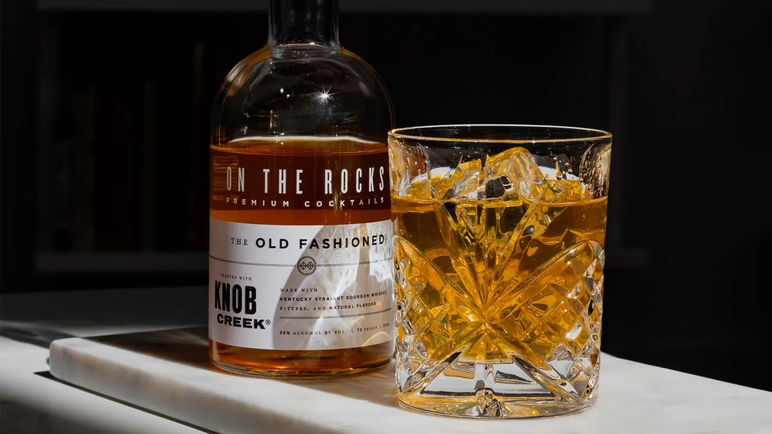 OTR Old Fashioned cocktail served in whisky glass