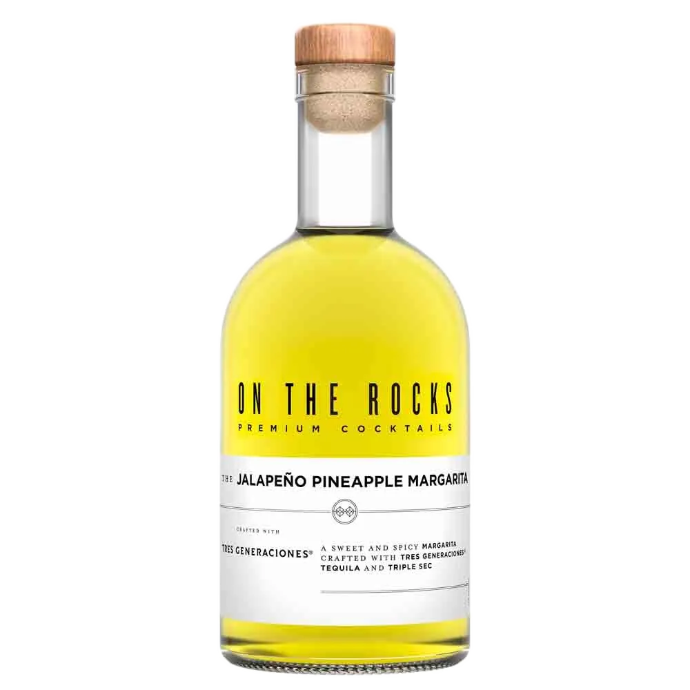 A bottled Pineapple Jalapeno Margarita from OTR