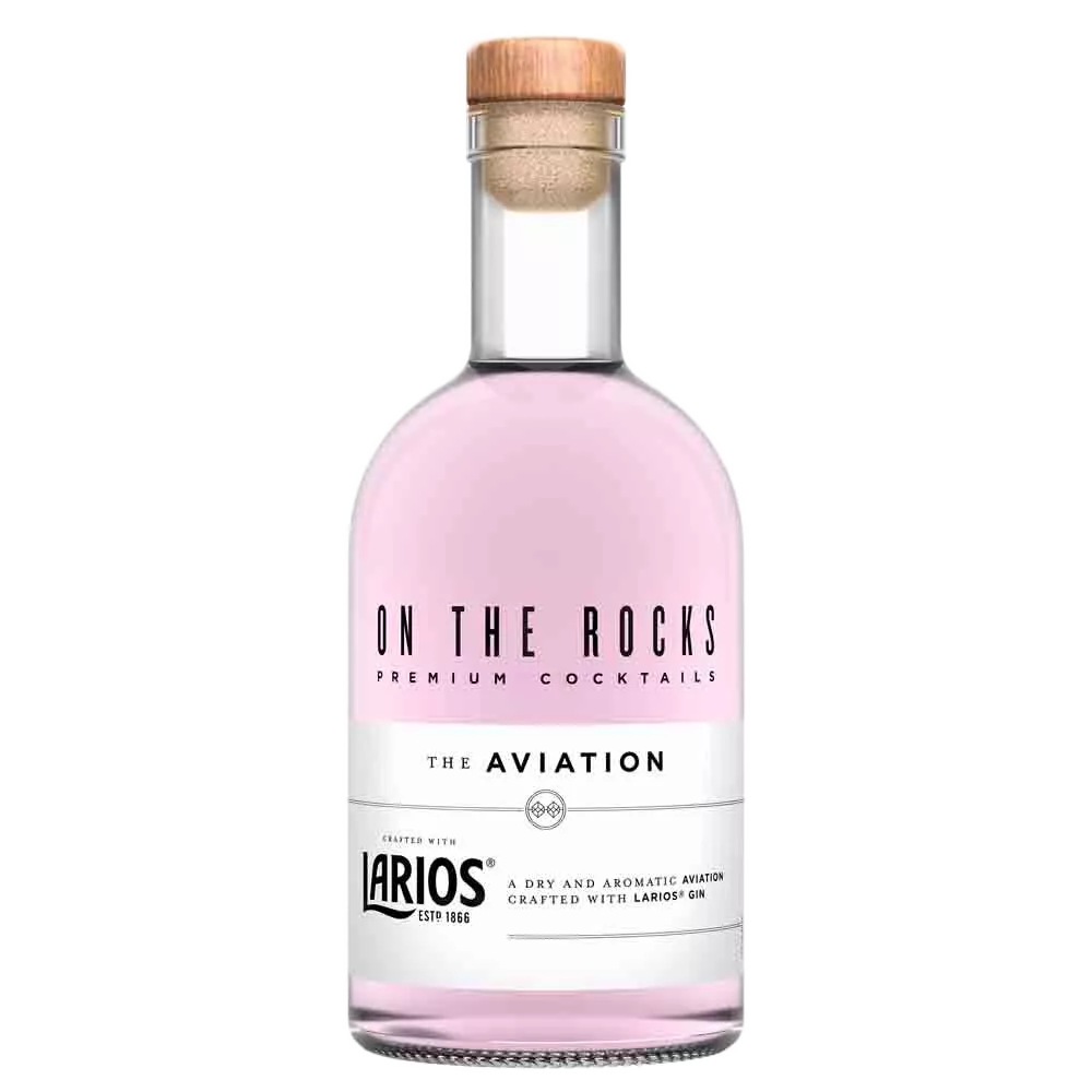 A bottled Aviation cocktail from OTR