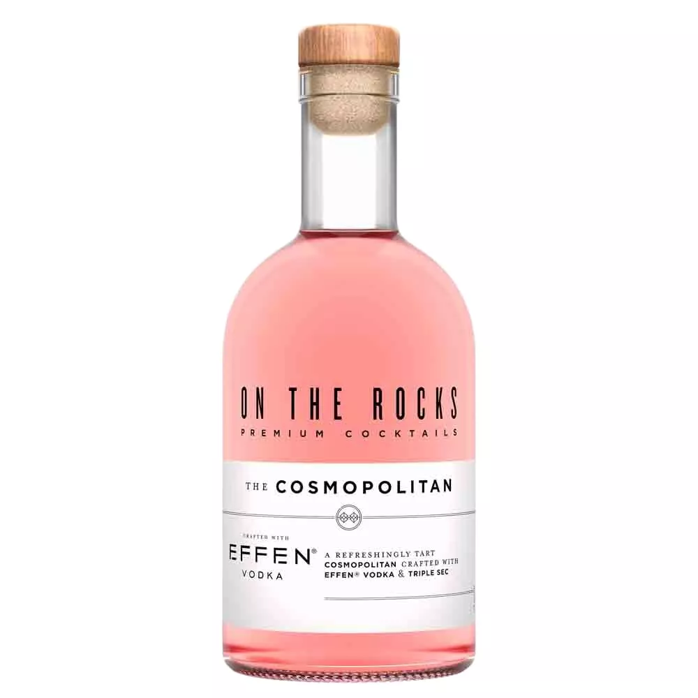 A bottled Cosmopolitan cocktail from OTR