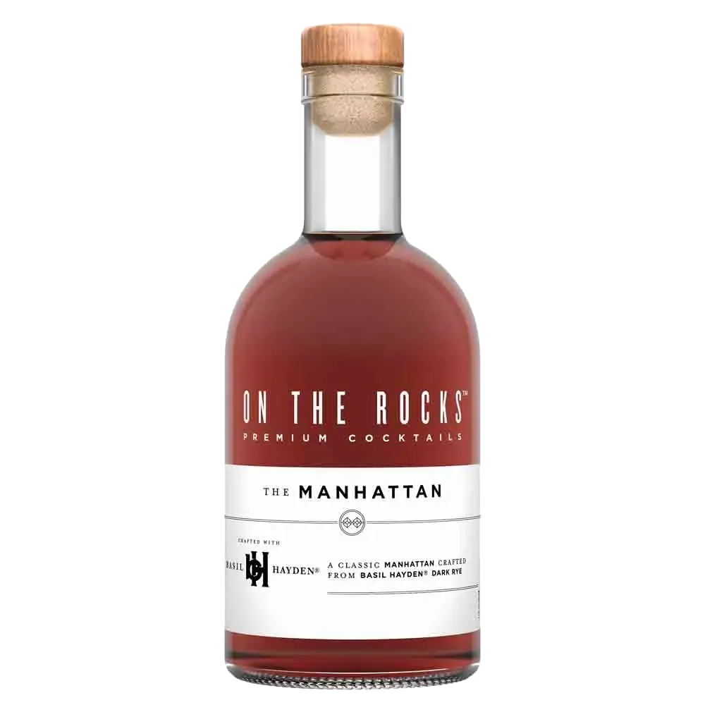 A bottled Manhattan cocktail from OTR